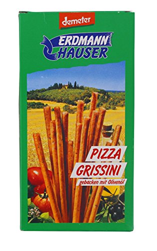 ErdmannHAUSER demeter Pizza Grissini aus Weizen | Stangen-Gebäck | 100g von ErdmannHAUSER
