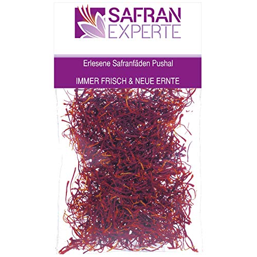 SAFRANFÄDEN 2,3 Gr. Beutel TOP Qualität Pushal FRISCH natprlich Saffron Kesar Azafran von SAFRAN EXPERTE