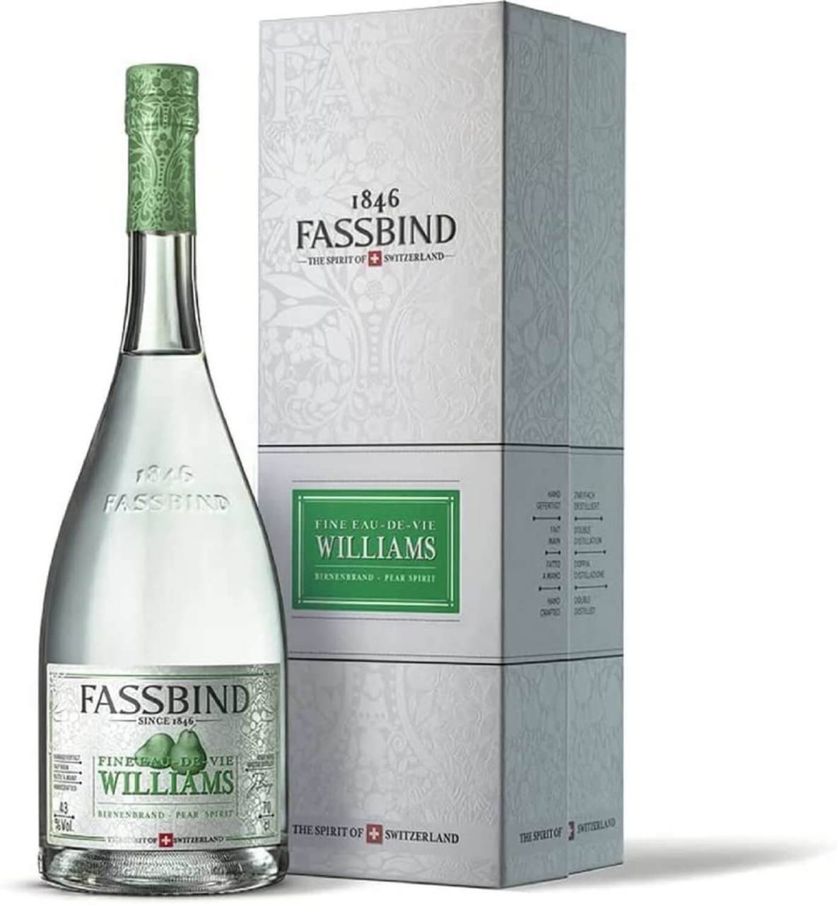 Fassbind Williams Fine Eau de Vie 0,7 Liter in Geschenkpackung