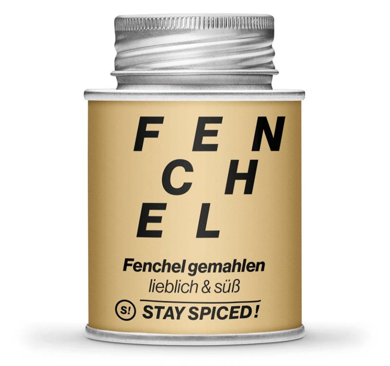 Fenchel gemahlen, 170ml Schraubdose