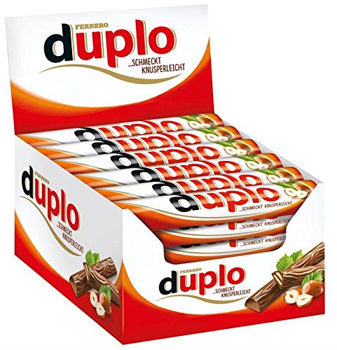 Ferrero Duplo - Schokoriegel - 2 x 40 = 80 Riegel von Duplo