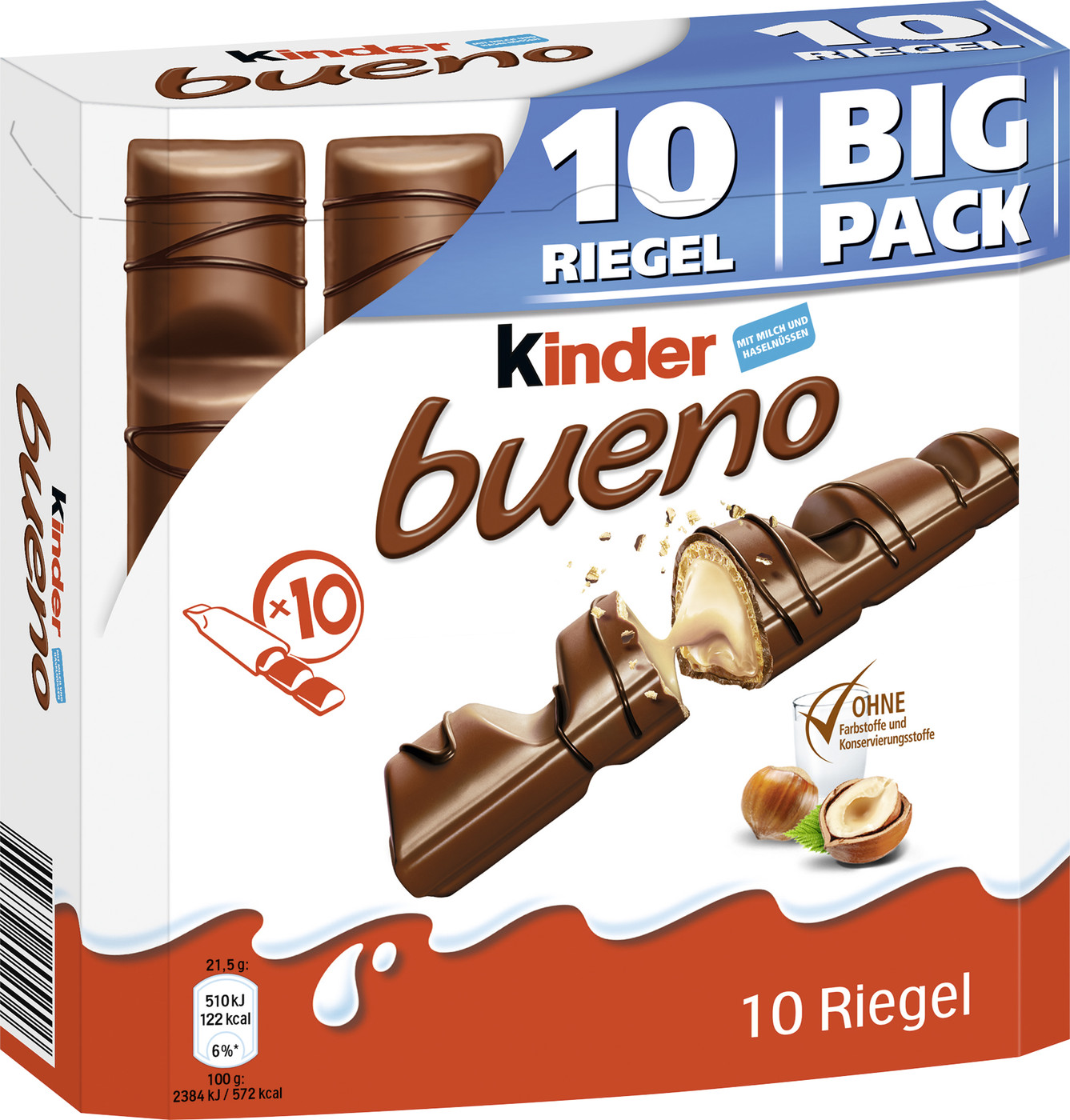 Ferrero Kinder Bueno 10ST 215G Ferrero Kinder Bueno 10ST 215G