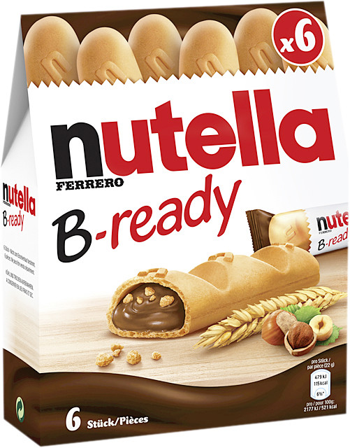 Ferrero Nutella B-Ready 6ST 132G Ferrero Nutella B-Ready 6ST 132G