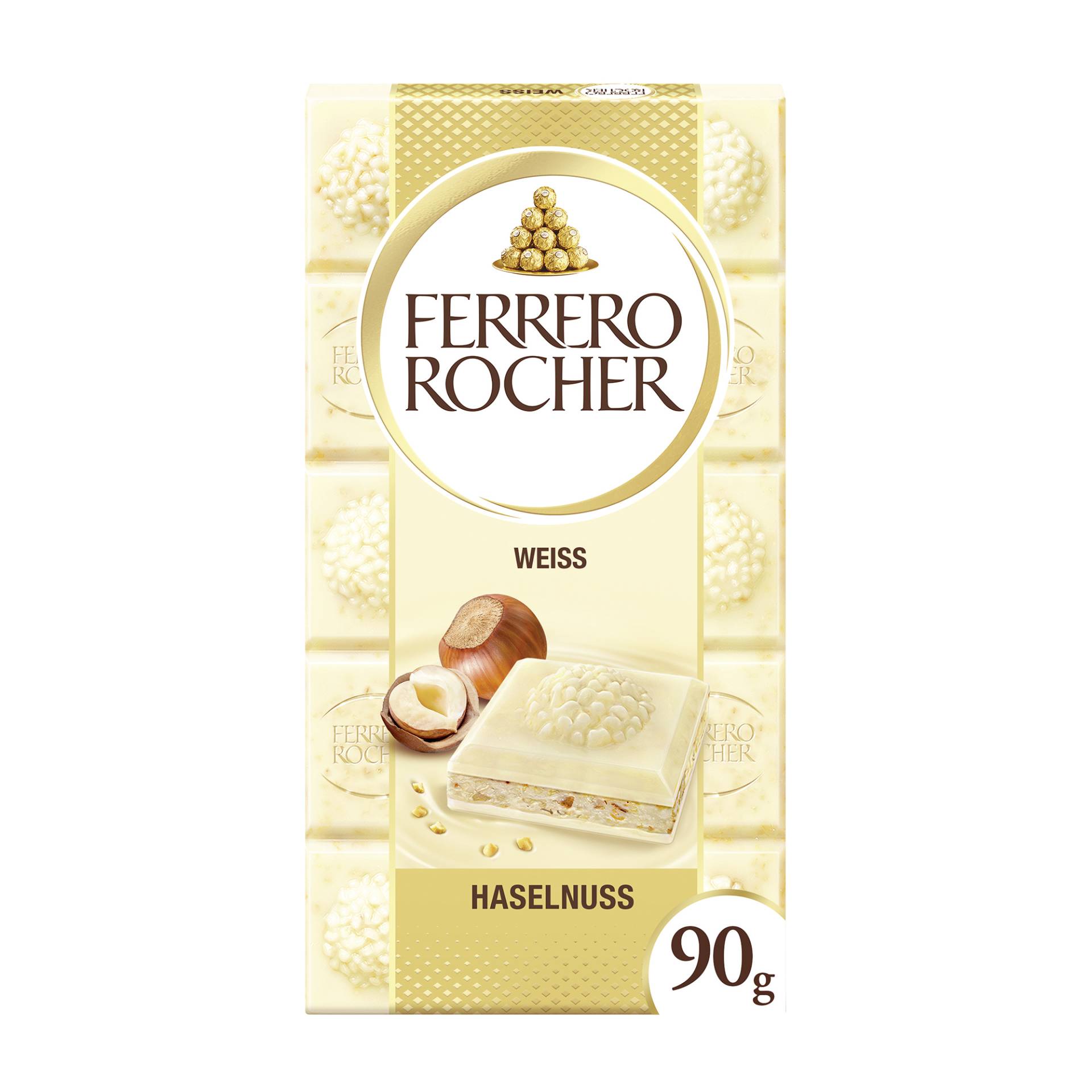 Ferrero Rocher Tafel Weiss 90G Ferrero Rocher Tafel Weiss 90G