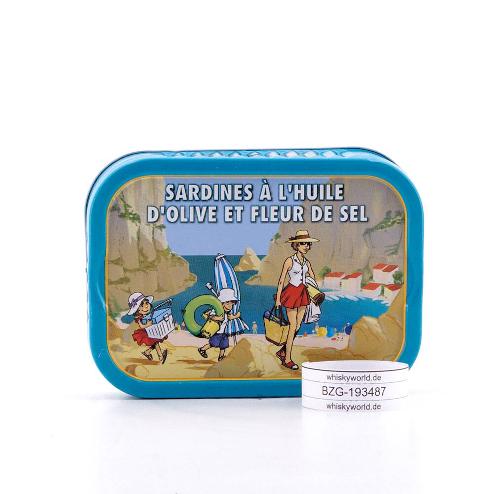 Ferrigno Sardinen in Olivenöl mit Fleur de sel 115g 80 g Ferrigno Sardinen in Olivenöl mit Fleur de sel 115g 80 g