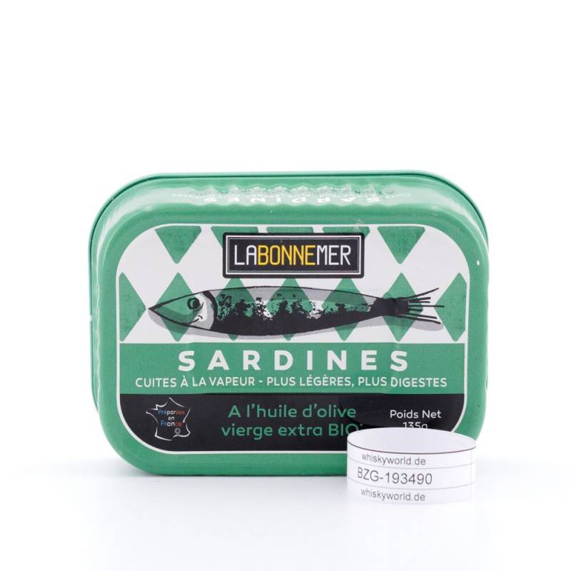 Ferrigno Sardinen mit Bio-Olivenöl   (La Bonne Mer) 95 g