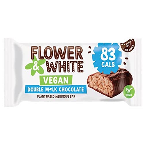 Flower & White Meringue-Riegel auf pflanzlicher Basis, 20 g von Flower & White