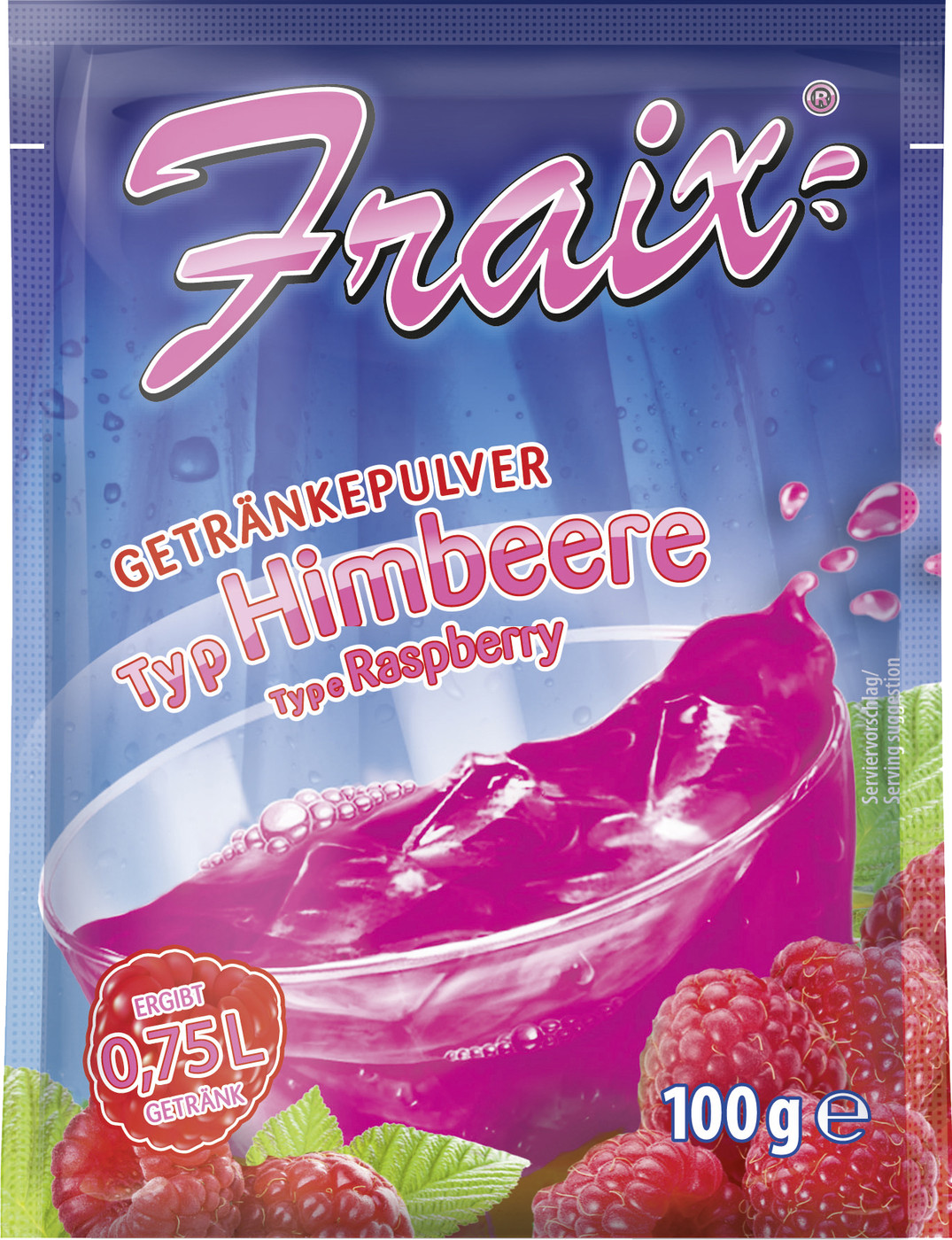 Fraix Getränkepulver Typ Himbeere 100G