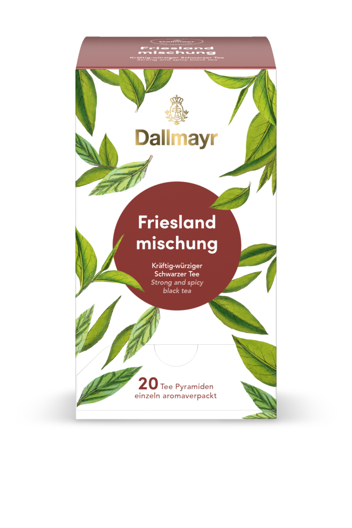 Frieslandmischung Kräftig-würziger Schwarzer Tee von Alois Dallmayr Kaffee OHG