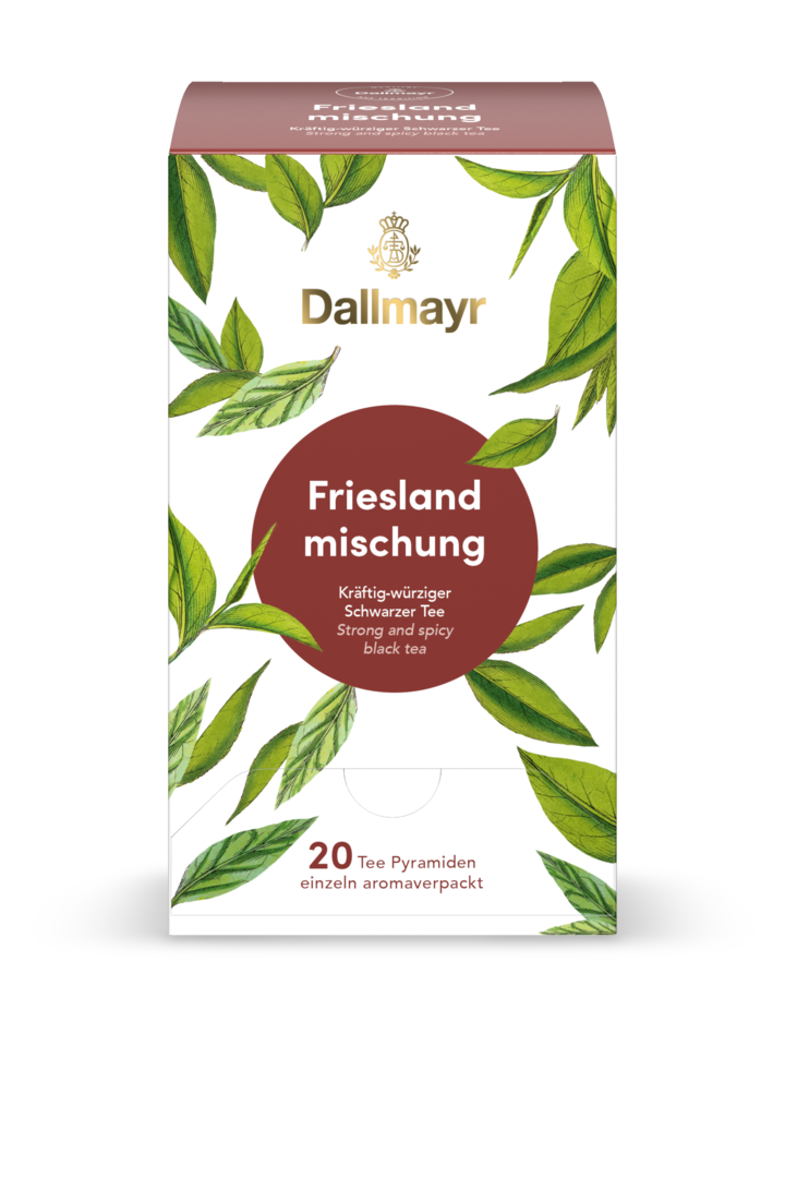 Frieslandmischung Kräftig-würziger Schwarzer Tee Frieslandmischung Kräftig-würziger Schwarzer Tee von Alois Dallmayr Kaffee OHG