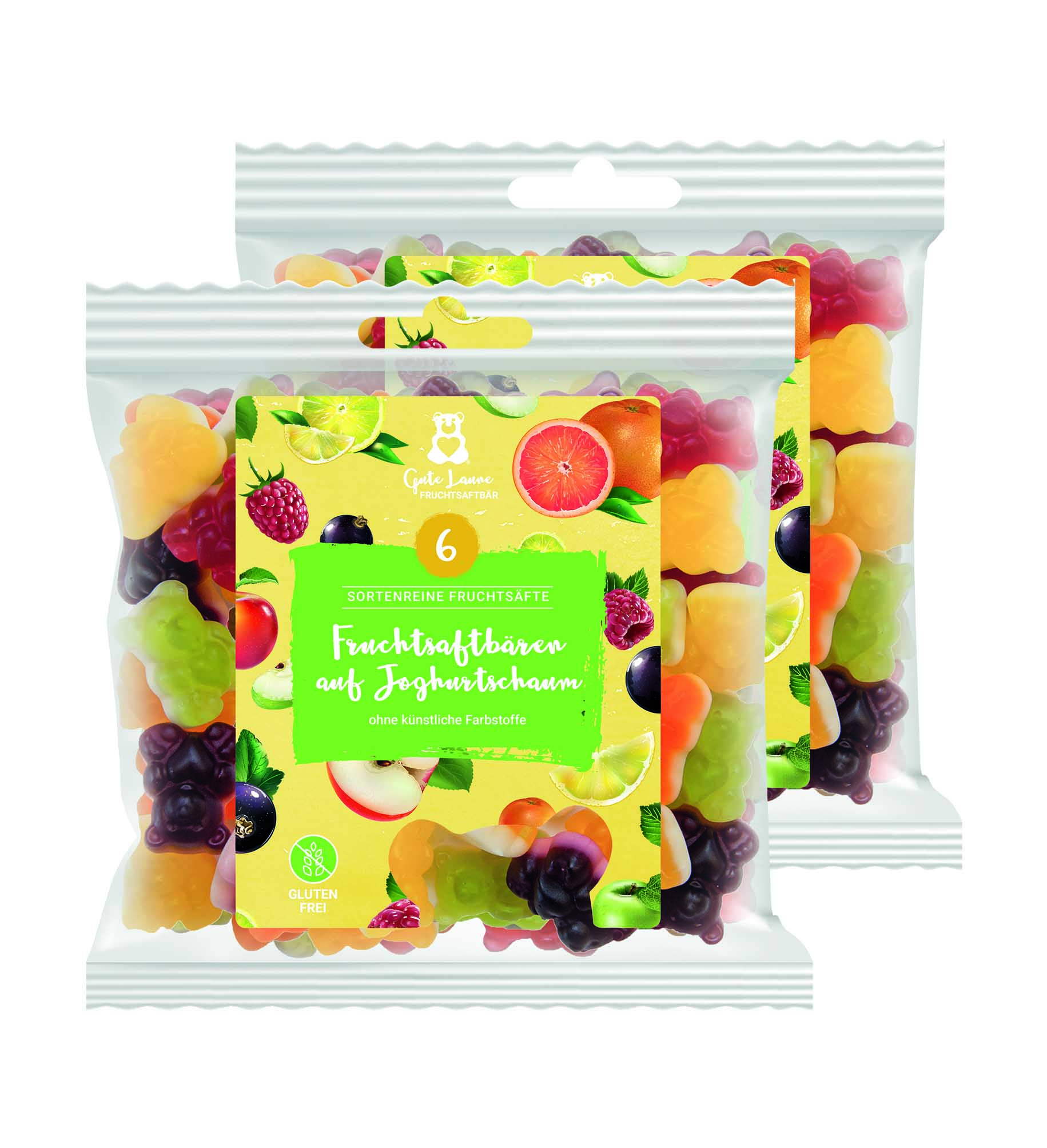 Fruchtgummis Fruchtsaftbären auf Joghurtschaum 2x 150g