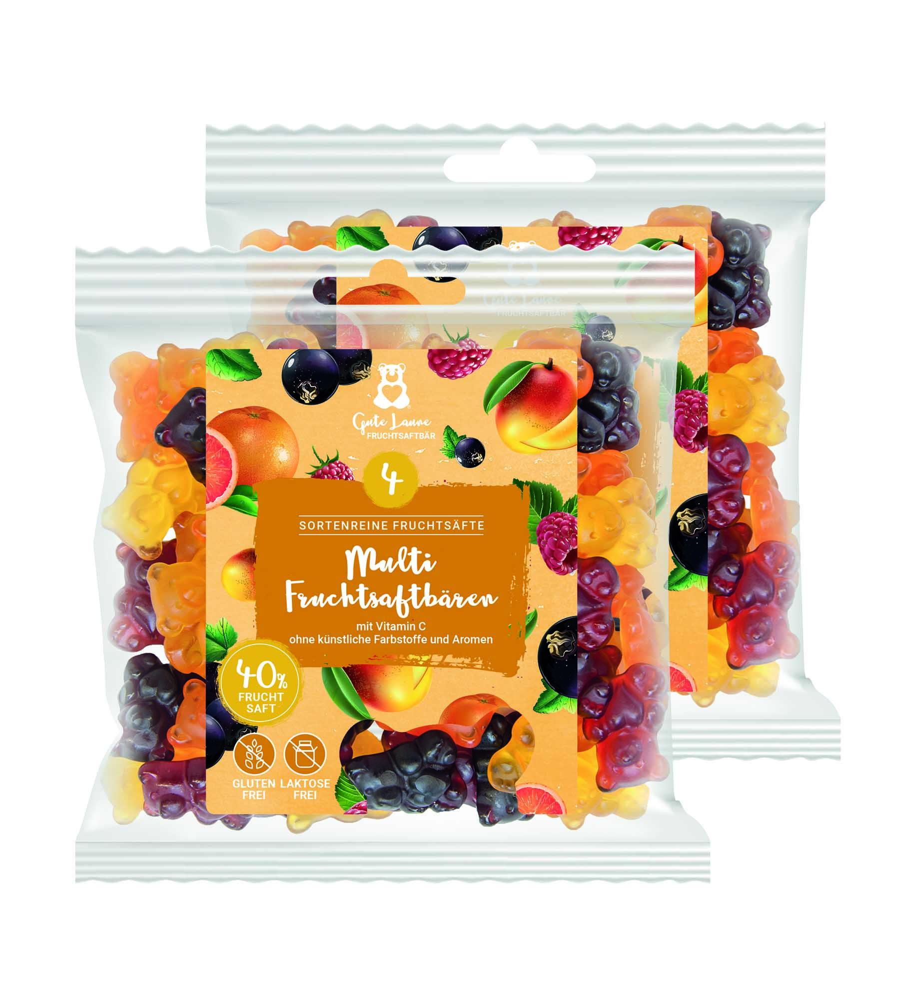 Fruchtgummis Multi Fruchtsaftbären 2x 150g Fruchtgummis Multi Fruchtsaftbären 2x 150g
