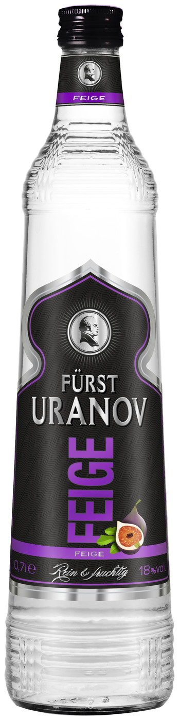 Fürst Uranov Feige 0,7L - Etikett verschmutzt/beschädigt Fürst Uranov Feige 0,7L - Etikett verschmutzt/beschädigt