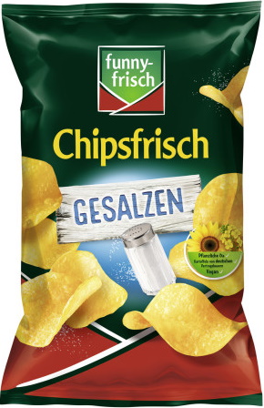 Funny-Frisch Chipsfrisch gesalzen 150G Funny-Frisch Chipsfrisch gesalzen 150G