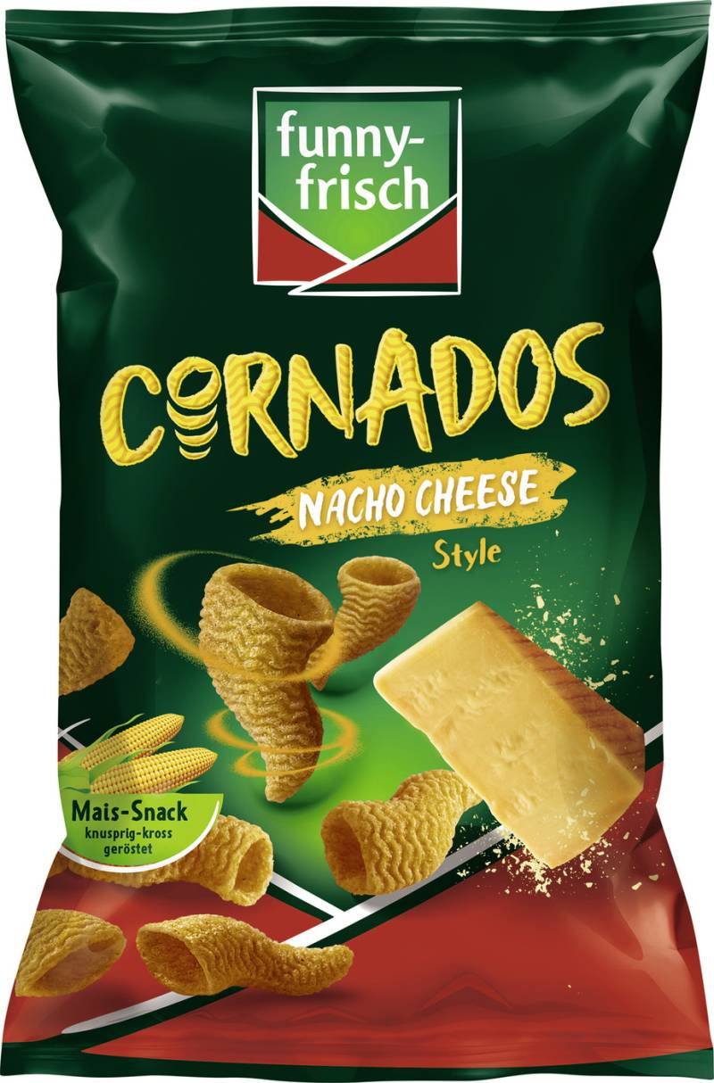Funny Frisch Cornados Nacho Cheese Style 80G   MHD 19.05.2025