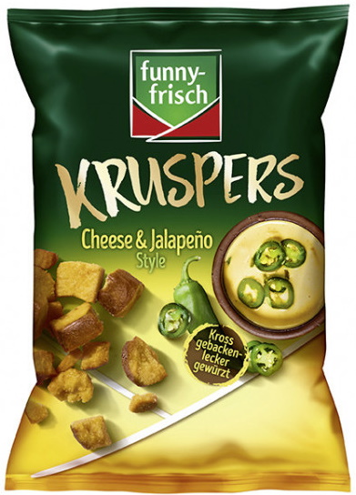 Funny-Frisch Kruspers Cheese & Jalapeno Style 120G