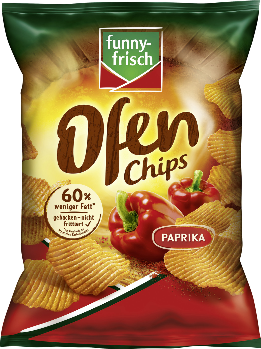 Funny-Frisch Ofen Chips Paprika 125G Funny-Frisch Ofen Chips Paprika 125G