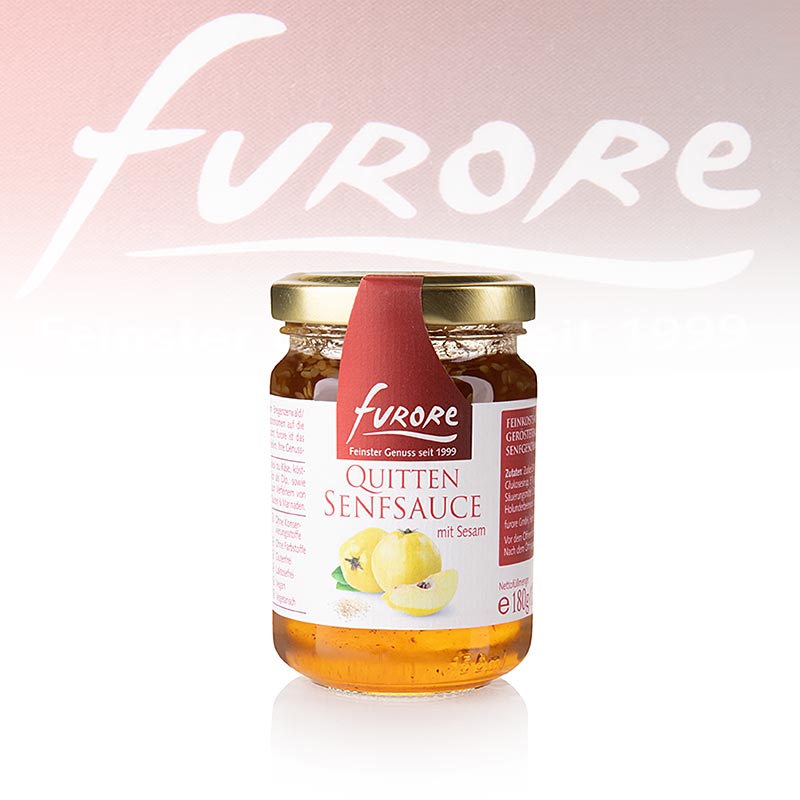 Furore - Quitten-Senf-Sauce, mit Sesam, 130 ml