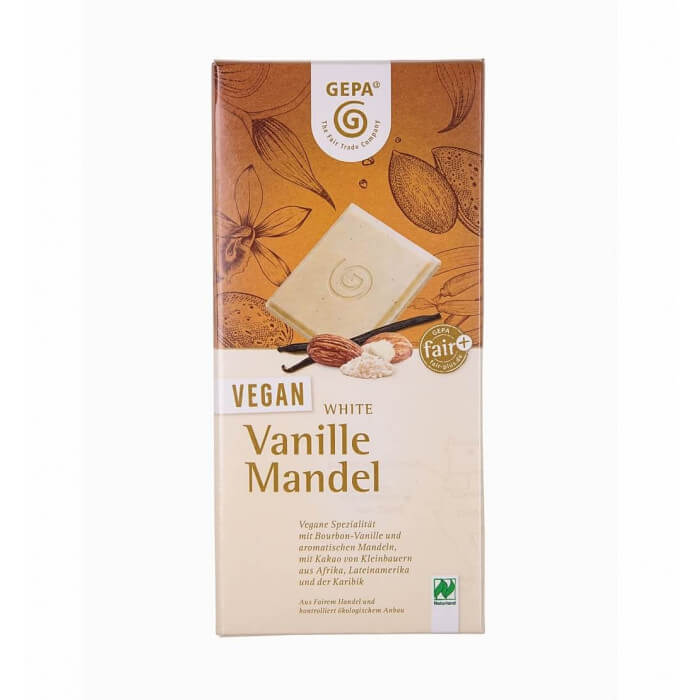 GEPA Bio Schokolade Weiß Vanille Mandel