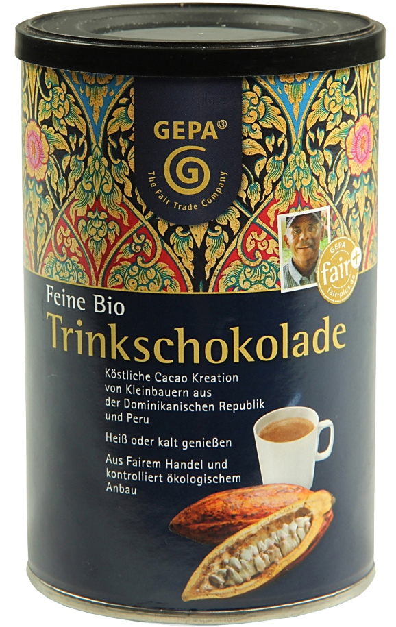 GEPA Fairtrade Bio Trinkschokolade 250G