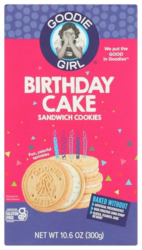 GOODIE GIRL COOKIE, BIRTHDAY CAKE 10.6 OZ. GOODIE GIRL COOKIE, BIRTHDAY CAKE 10.6 OZ.