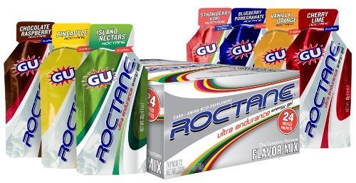 GU Roctane Ultra Endurance Energy Gel, Variety Pack, 24-Count, 27.09oz by GU Energy Labs