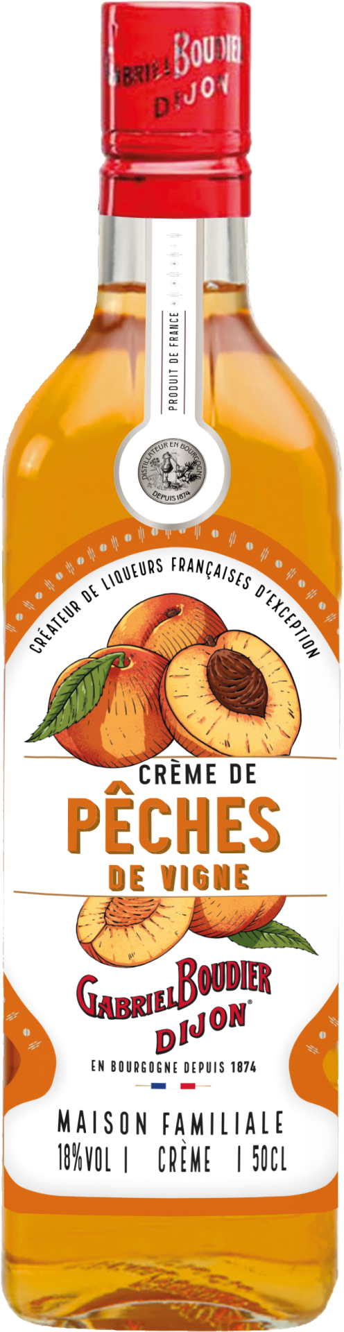 Gabriel Boudrier Crème de Pêches de vigne (Weinbergpfirsich) Boudier