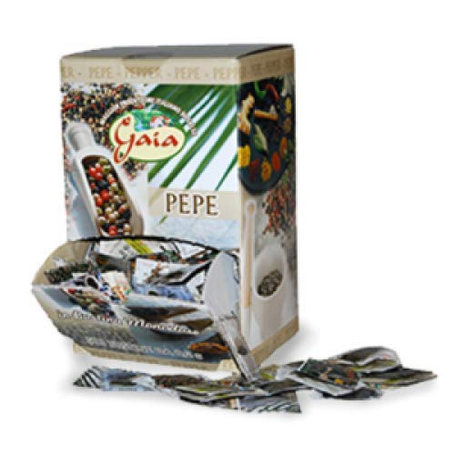 Gaia Pepe Pfeffer Pepper Monoportion Italian 100 g Portionen Beutel 500 Gaia Pepe Pfeffer Pepper Monoportion Italian 100 g Portionen Beutel 500 von Gaia