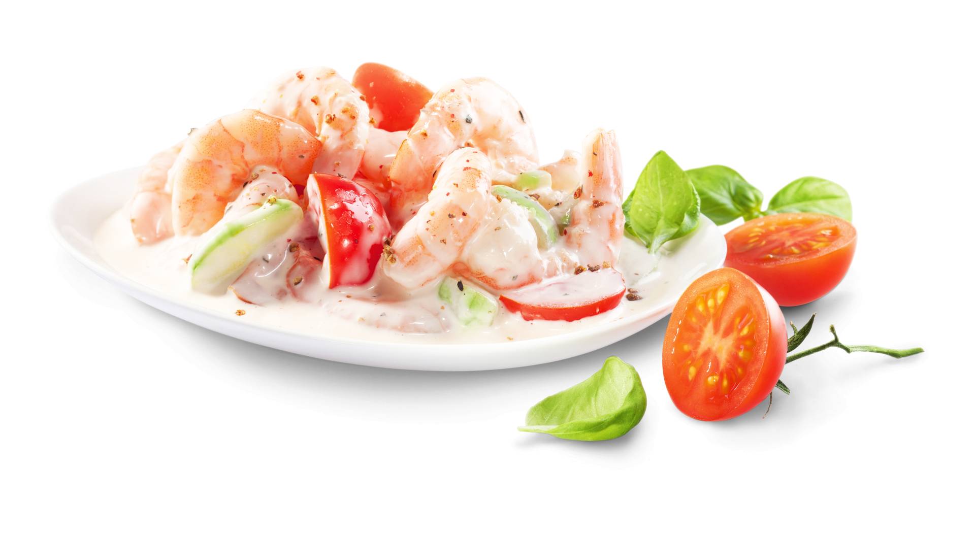 Garnele, Tomate, Joghurt Garnele, Tomate, Joghurt von Alois Dallmayr KG