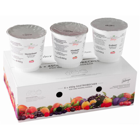 Gastro TFK Erdbeere 450g - 6er Vorteilspack von Unterweger Konfitüren UWE