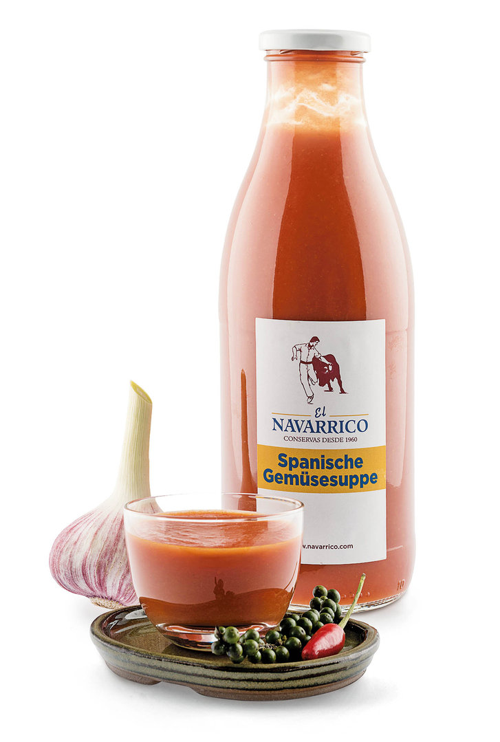 Gazpacho - Spanische Gemüsesuppe Navarrico von Navarrico
