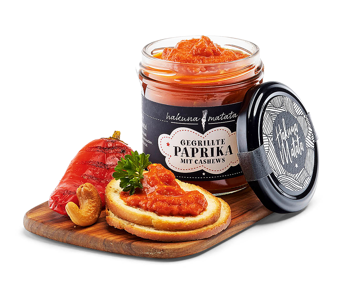 Gegrillte Paprikacreme mit Cashewkernen Gegrillte Paprikacreme mit Cashewkernen von Hofer & Klingel GbR
