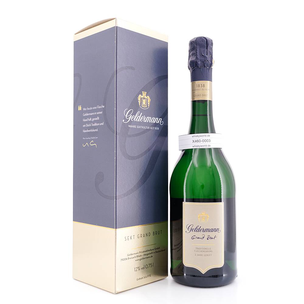 Geldermann Grand Brut Traditionelle Flaschengärung 0,750 L/ 12.0% vol Geldermann Grand Brut Traditionelle Flaschengärung 0,750 L/ 12.0% vol