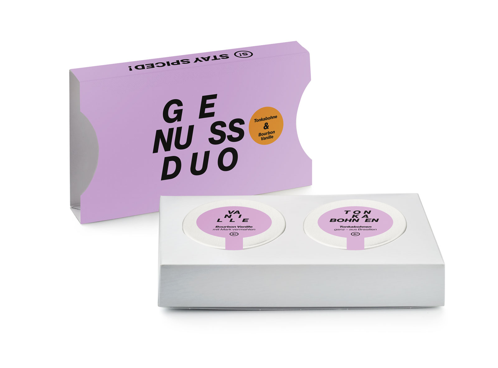 Genussduo - Tonkabohne 3 Stück & Bourbon Vanille 5g Genussduo - Tonkabohne 3 Stück & Bourbon Vanille 5g