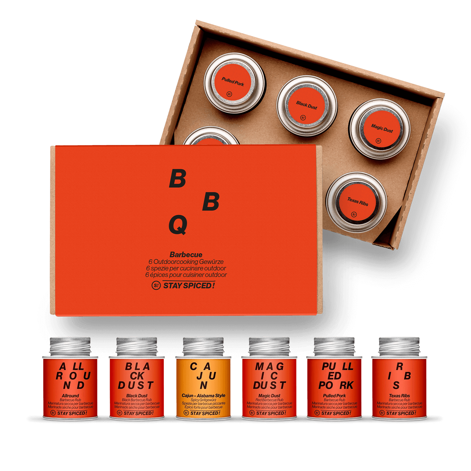 BARBECUE | Gewürz Set | 6er Geschenkbox BARBECUE | Gewürz Set | 6er Geschenkbox