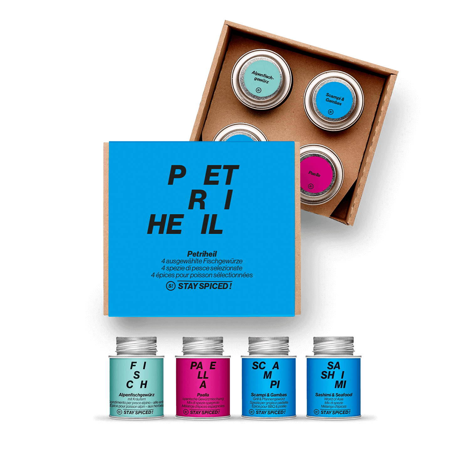 PETRI HEIL | Gewürze Set | 4er Geschenkbox PETRI HEIL | Gewürze Set | 4er Geschenkbox
