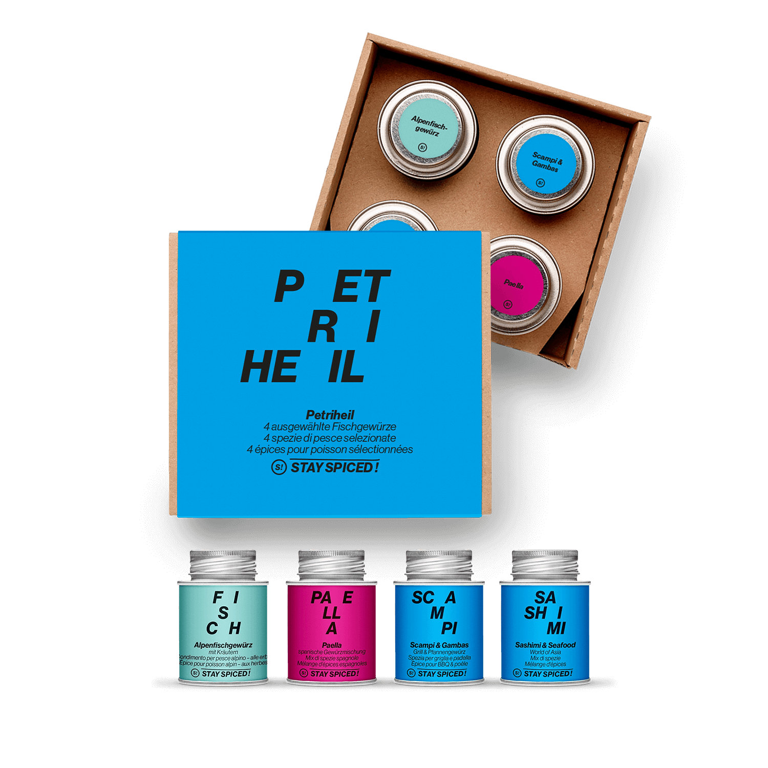 PETRI HEIL | Gewürze Set | 4er Geschenkbox