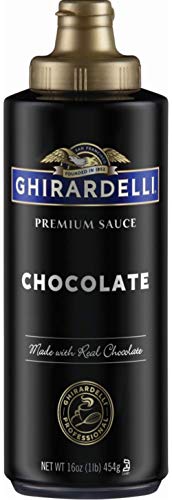 Ghirardelli Chocolate Sauce, Black Label (16oz Squeeze bottle) by Ghirardelli