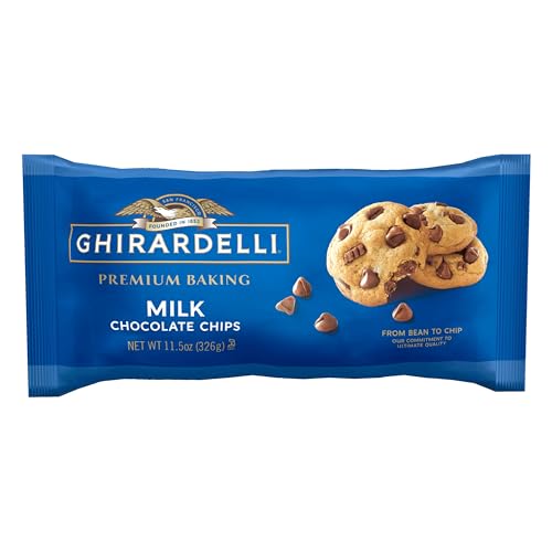 Ghirardelli Milchschokolade Bäckerei Chips – 326 Gramm beutel Ghirardelli Milchschokolade Bäckerei Chips – 326 Gramm beutel