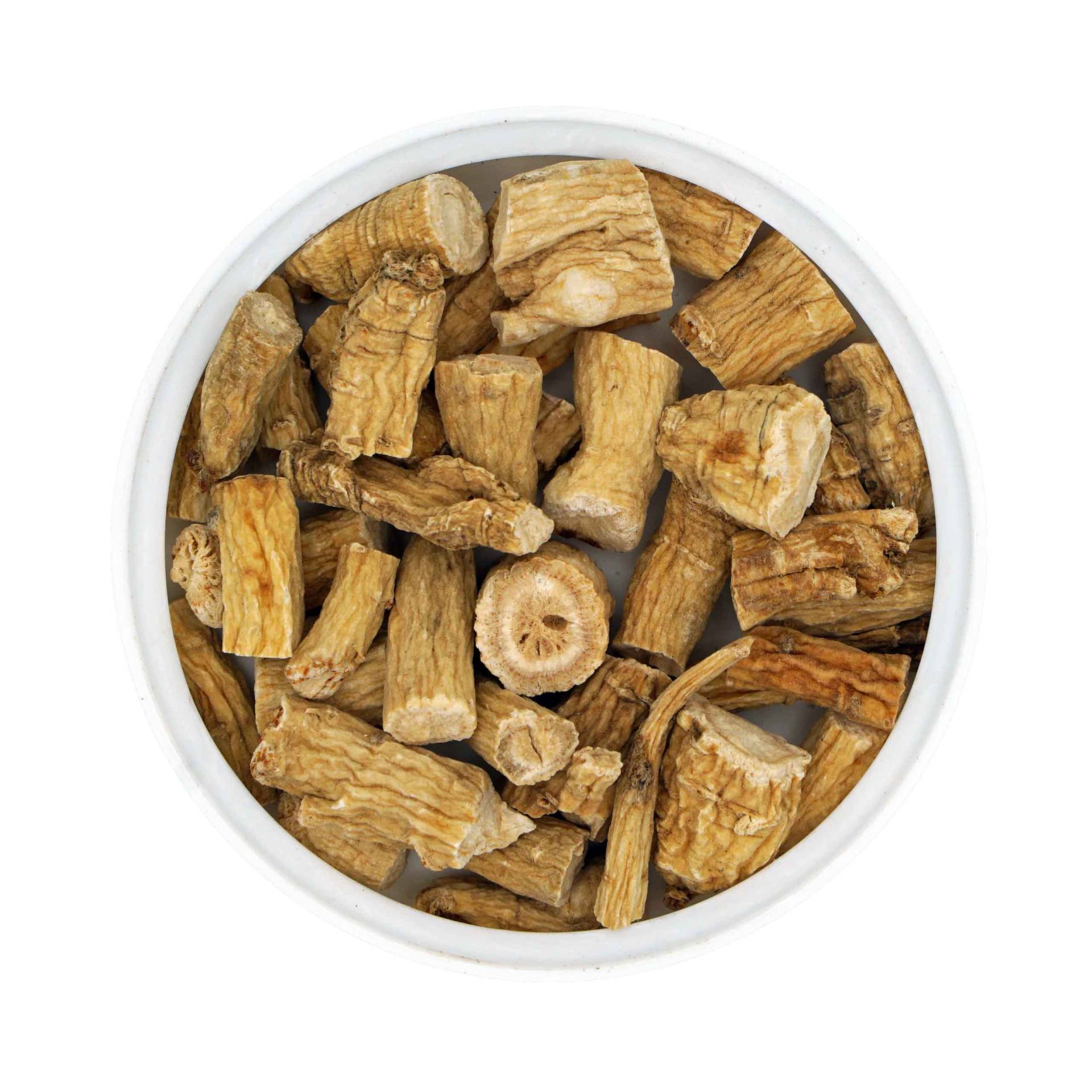 Ginseng wei? geschnitten BIO, 500g Ginseng wei? geschnitten BIO, 500g