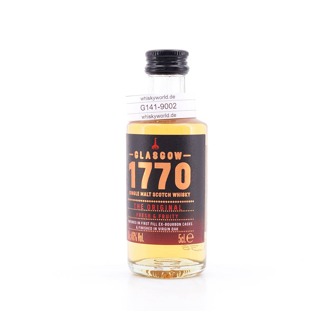 Glasgow Distillery 1770 Glasgow Single Malt The 0,050 L/ 46.0% vol Glasgow Distillery 1770 Glasgow Single Malt The 0,050 L/ 46.0% vol