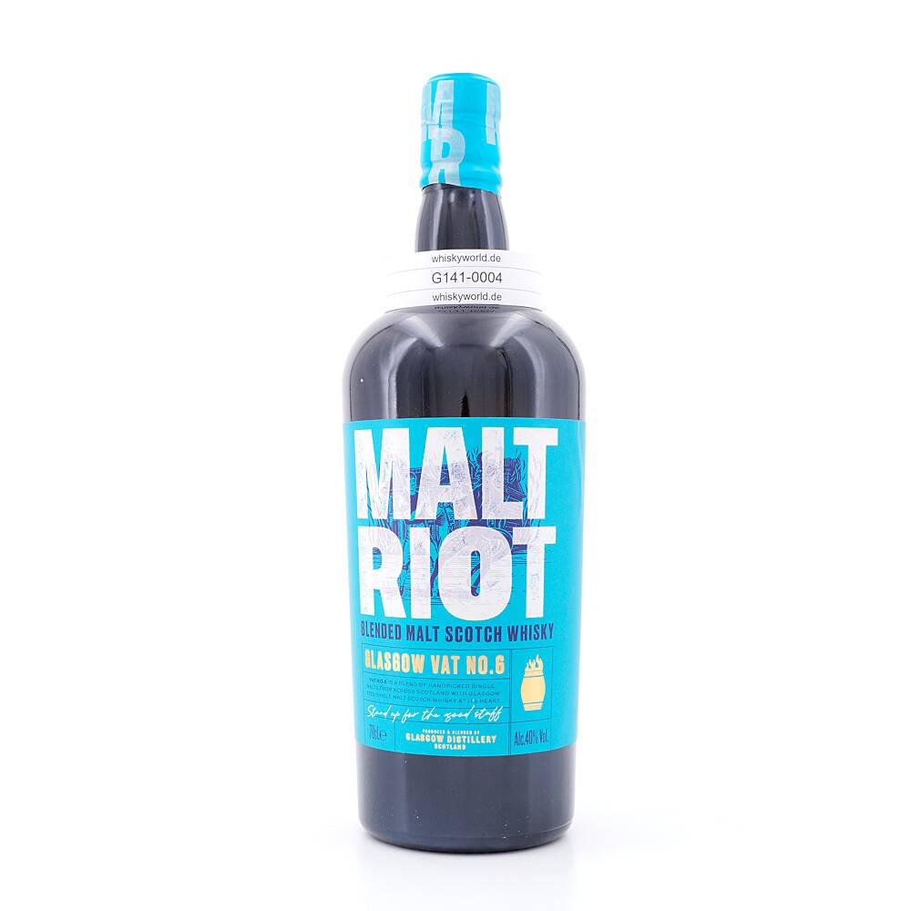 Glasgow Distillery Malt Riot Vat No. 6 0,70 L/ 40.0% vol Glasgow Distillery Malt Riot Vat No. 6 0,70 L/ 40.0% vol