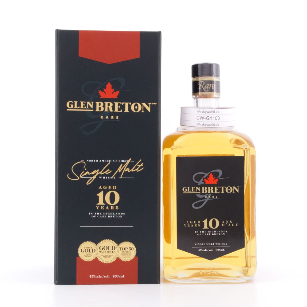 Glen Breton Rare 10 Jahre Single Malt Whisky 0,70 L/ 43.0% vol