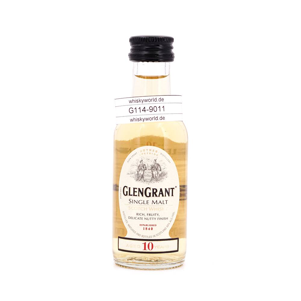 Glen Grant 10 Jahre Miniatur 0,050 L/ 40.0% vol Glen Grant 10 Jahre Miniatur 0,050 L/ 40.0% vol