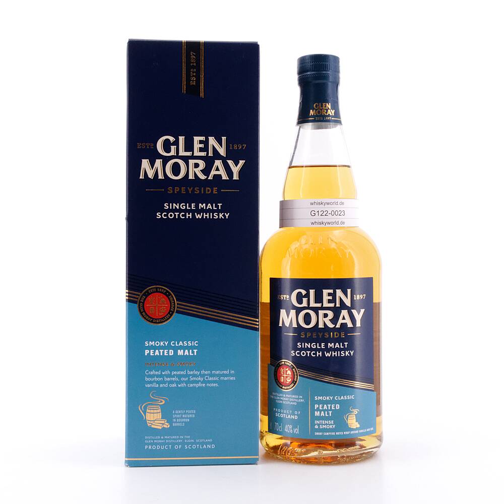 Glen Moray Elgin Classic Peated 0,70 L/ 40.0% vol Glen Moray Elgin Classic Peated 0,70 L/ 40.0% vol