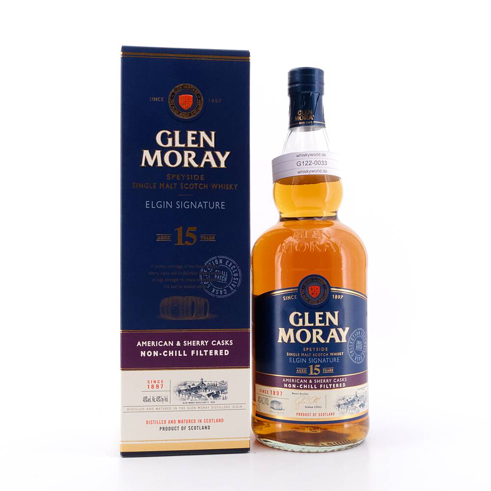 Glen Moray Elgin Signature 15 Jahre Literflasche 1 L/ 48.0% vol Glen Moray Elgin Signature 15 Jahre Literflasche 1 L/ 48.0% vol
