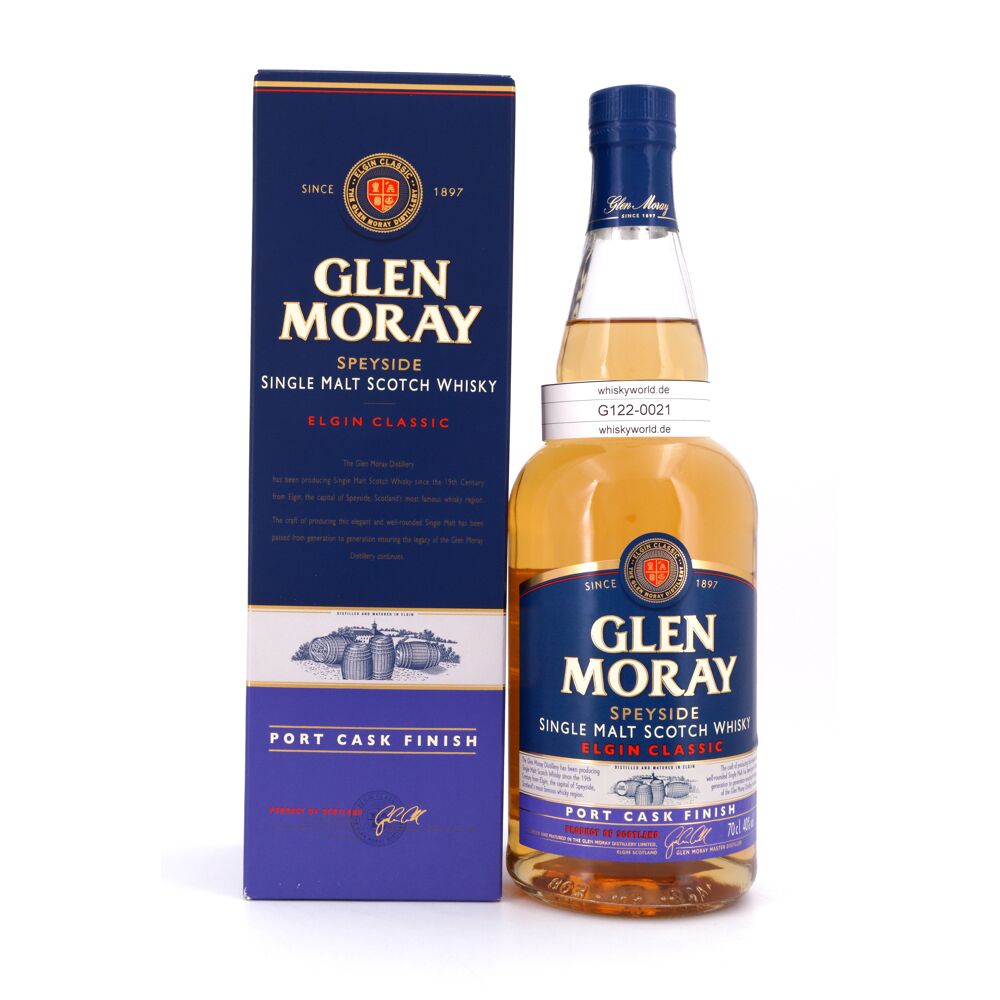 Glen Moray Port Cask finish 0,70 L/ 40.0% vol