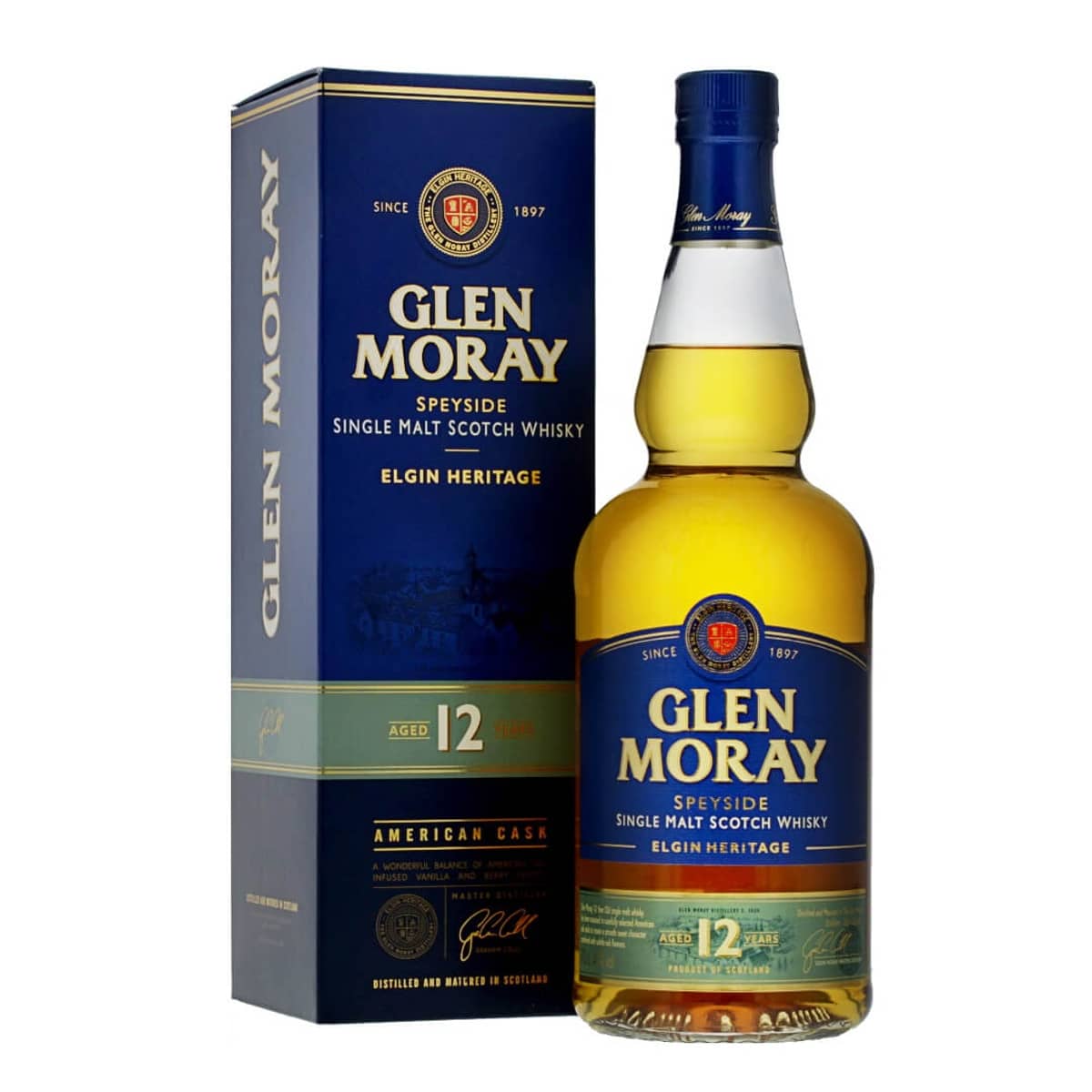 Glen Moray Whisky 12 Jahre 40% 0,7L Glen Moray Whisky 12 Jahre 40% 0,7L