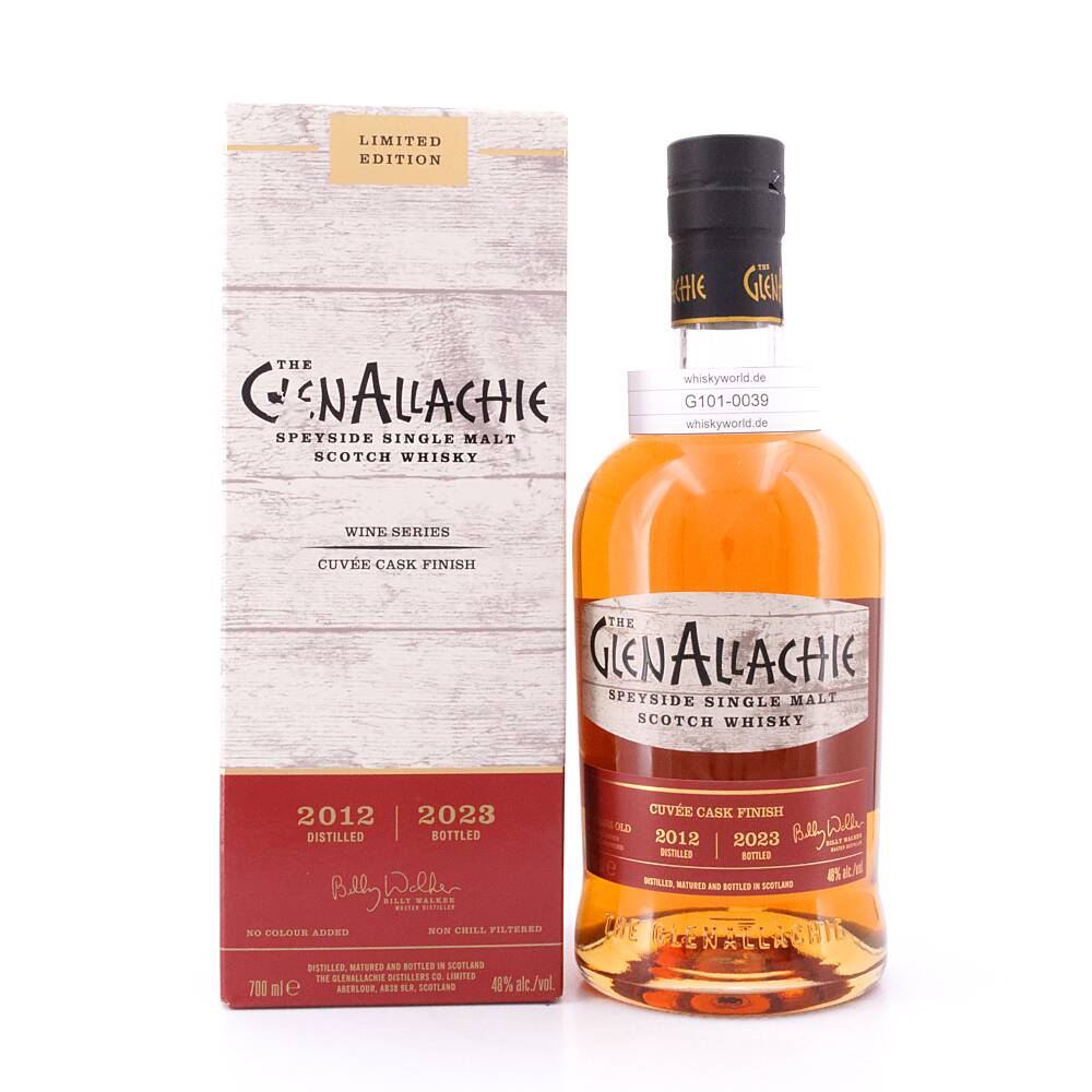 GlenAllachie 10 Jahre Wine Cuvee Barrique Finish 0,70 L/ 48.0% vol