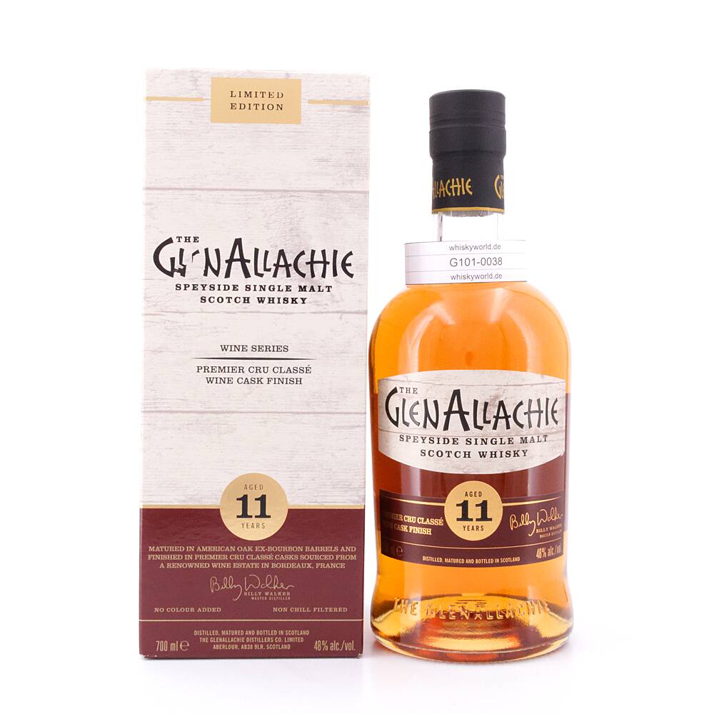 GlenAllachie 11 Jahre Premier Cru Classé Wine Finish 0,70 L/ 48.0% vol